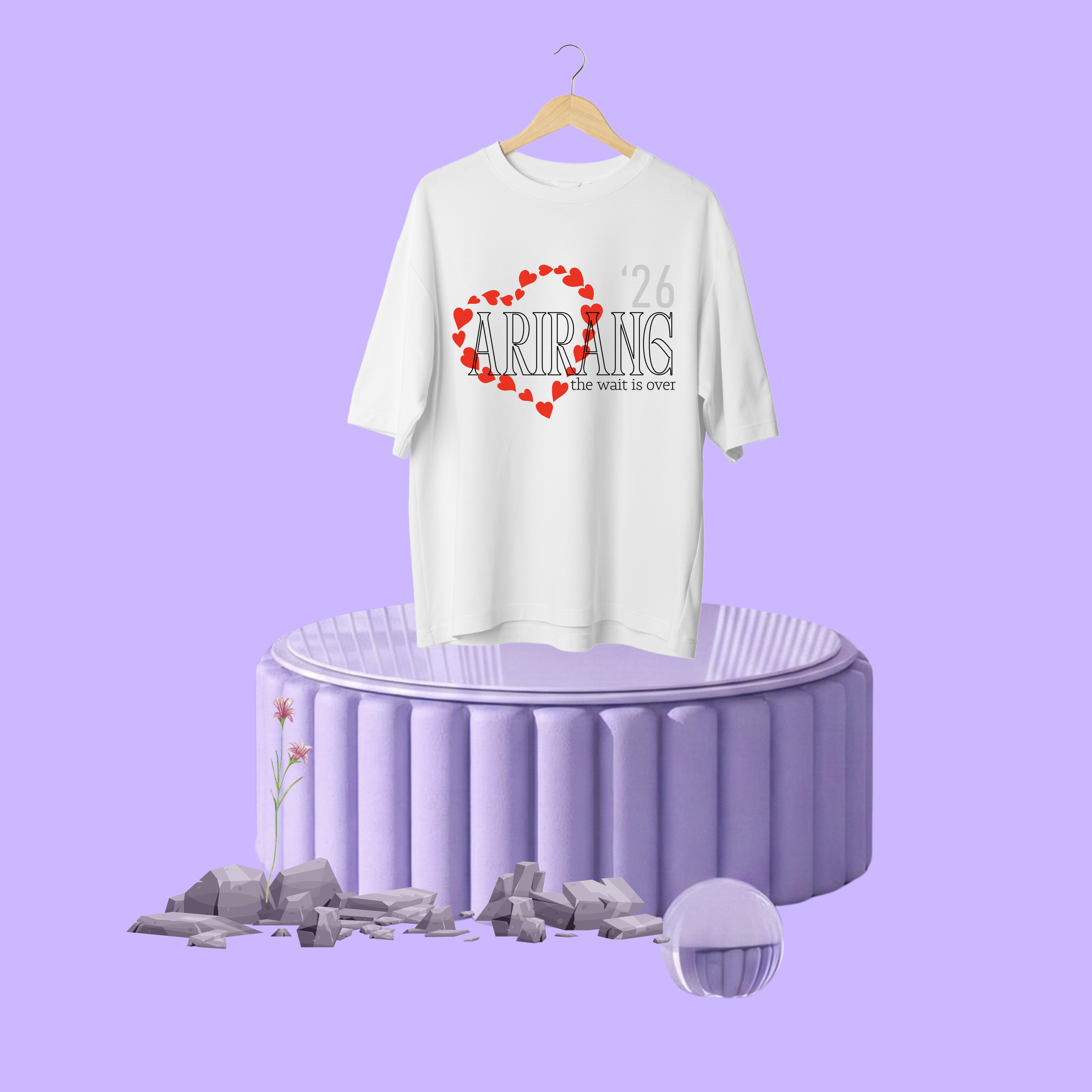 BTS ARIRANG "The Wait Is Over" Special Edition Tee 2026