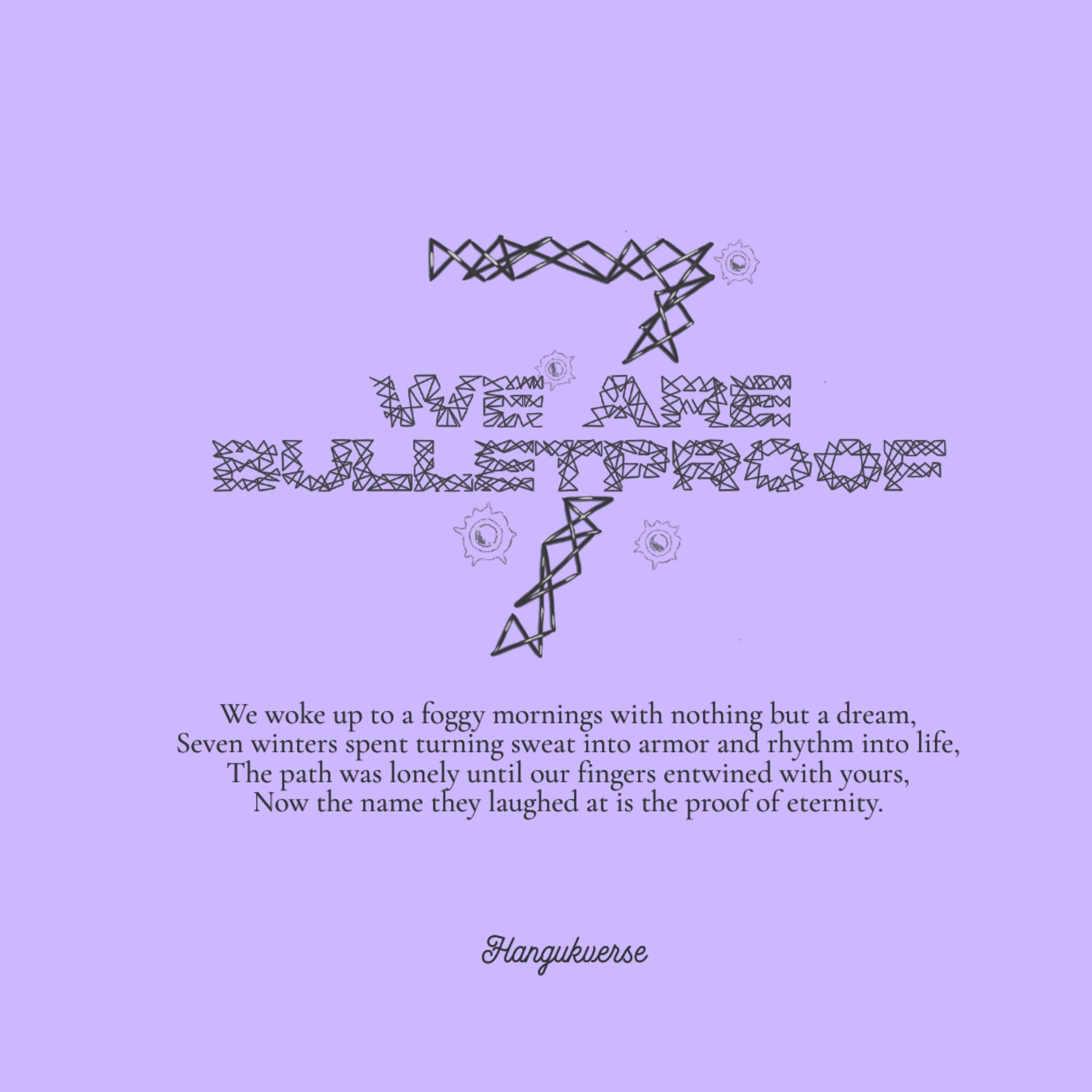 Bulletproof BTS