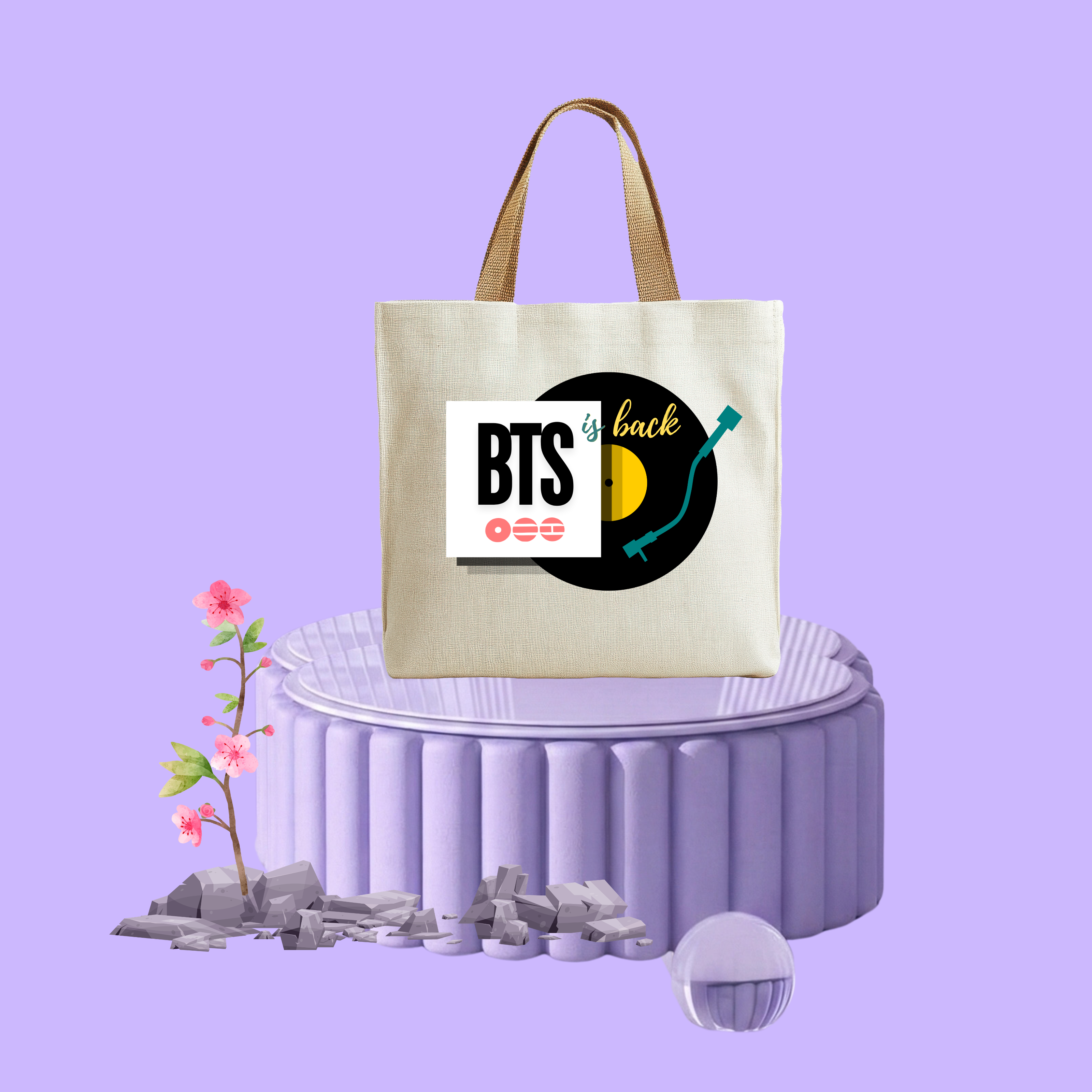 BTS ARIRANG  "Drop the Needle" Special Edition Tote Bag 2026