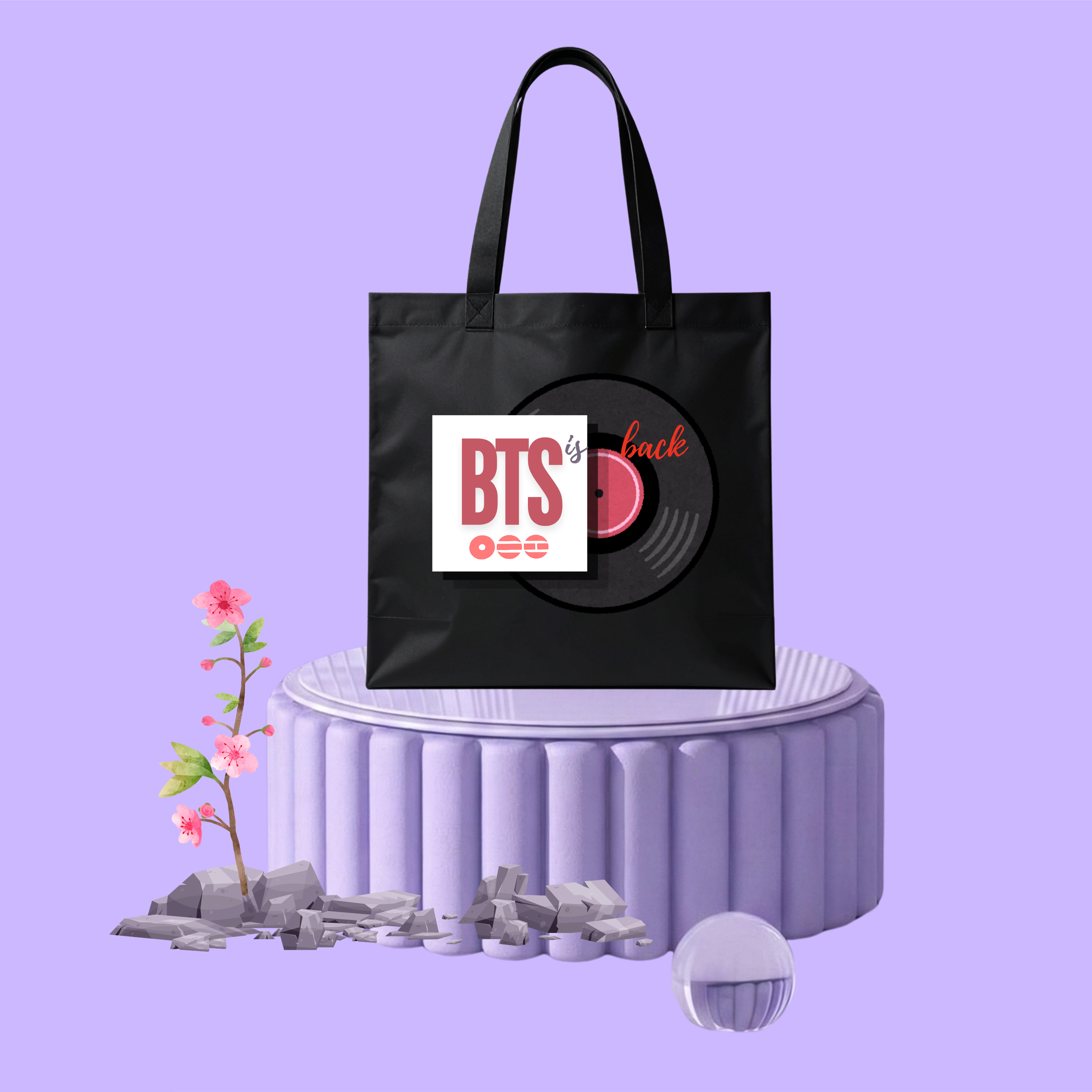 BTS ARIRANG  "Drop the Needle" Special Edition Tote Bag 2026