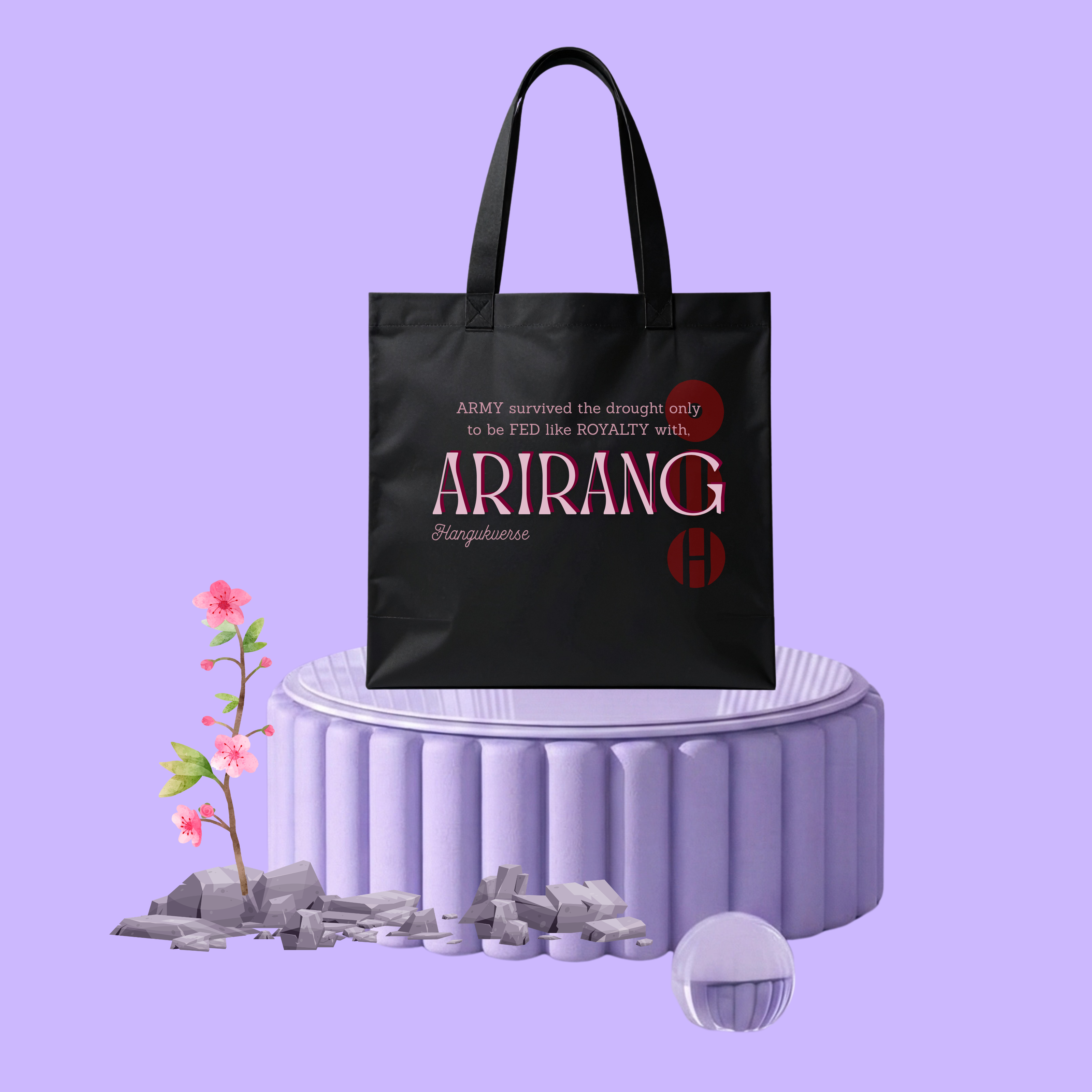 BTS ARIRANG  "Drop the Needle" Special Edition Tote Bag 2026