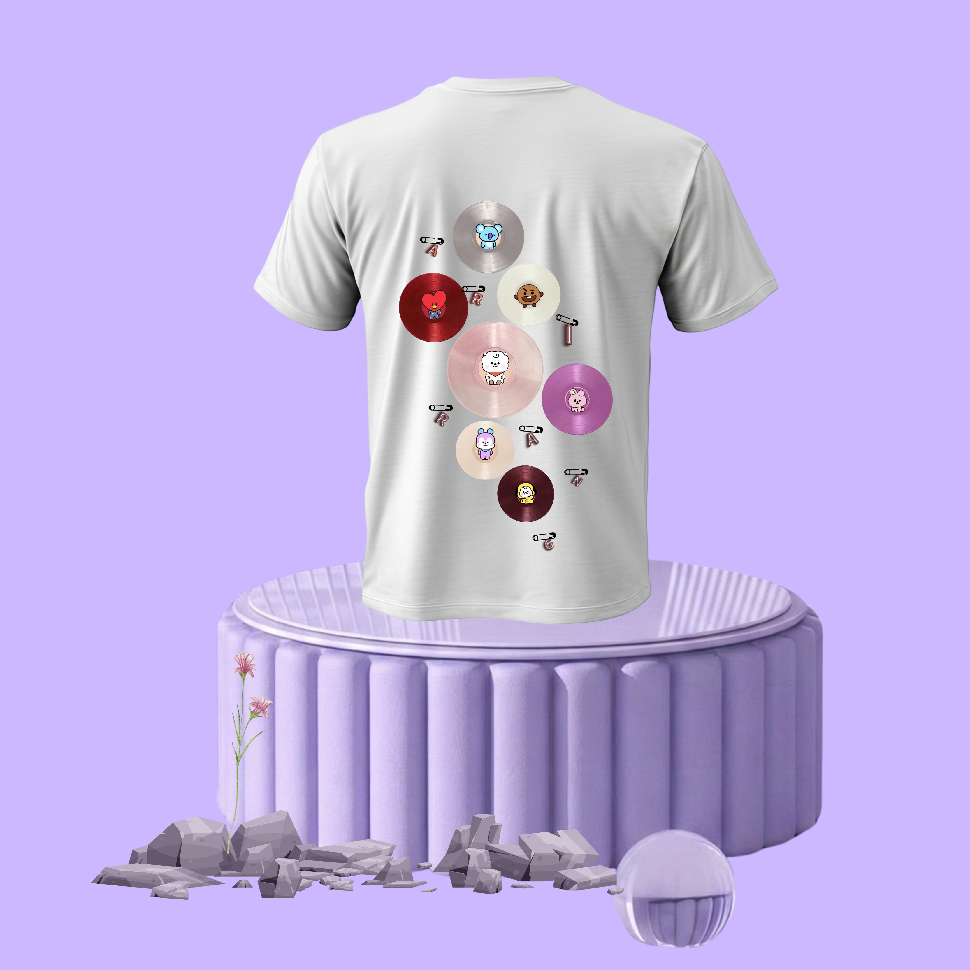 BTS ARIRANG "The BT21 Vinyl" Special Edition Tee 2026
